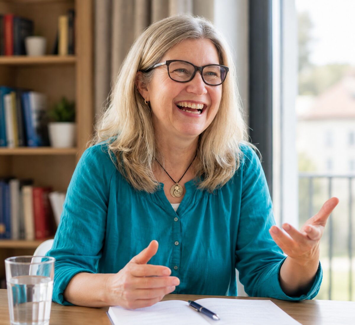 Bettina Betz, Gymnasiallehrerin und Lerncoach, im Gespräch